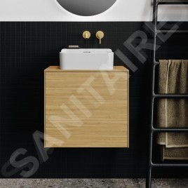 Ideal Standard Joy - Mitigeur de lavabo encastré, bec 225 mm, 2 trous, Brushed Gold A7379A2