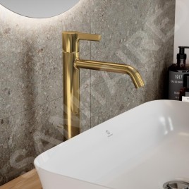 Ideal Standard Joy - Mitigeur de lavabo avec vidage, Brushed Gold BC781A2