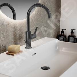 Ideal Standard Joy - Mitigeur de lavabo avec vidage, Magnetic Grey BC777A5