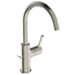 Ideal Standard Joy - Mitigeur de lavabo avec vidage, Silver Storm BC777GN