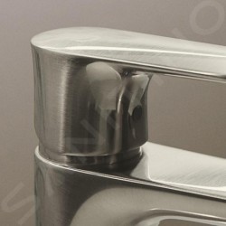 Ideal Standard Connect Air - Mitigeur de lavabo Slim avec bec orientable et vidage, Silver Storm A7020GN