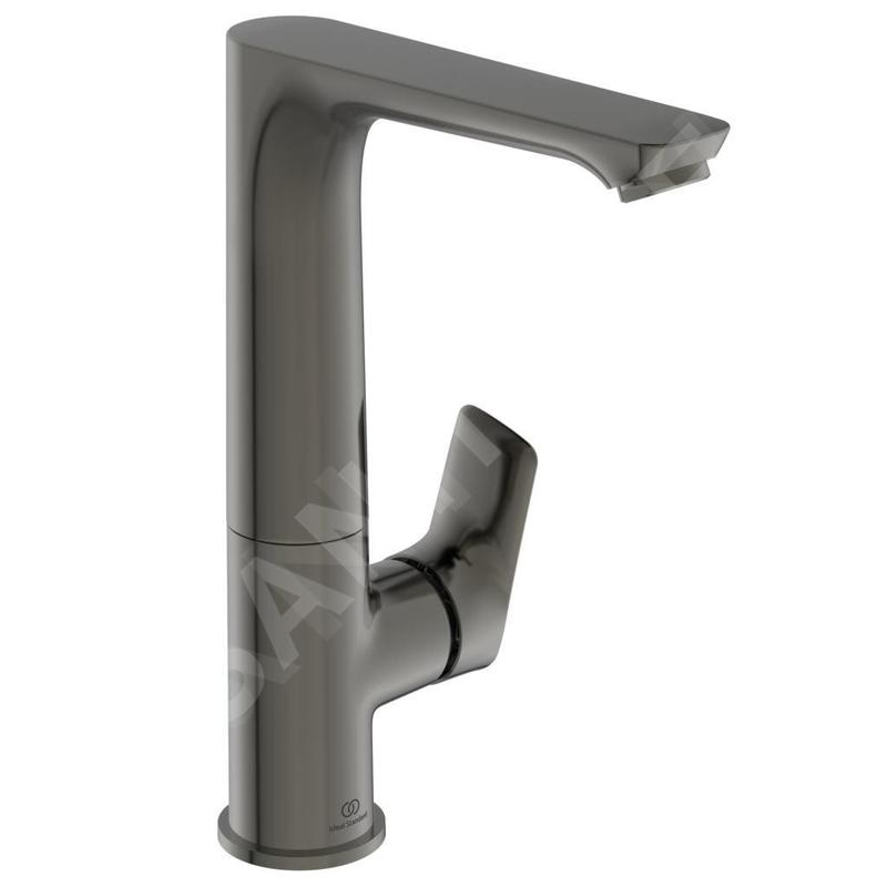 Ideal Standard Connect Air - Mitigeur de lavabo Slim avec bec orientable, Magnetic Grey A7023A5