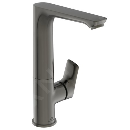 Ideal Standard Connect Air - Mitigeur de lavabo Slim avec bec orientable, Magnetic Grey A7023A5