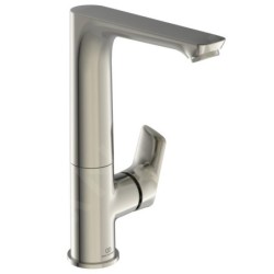 Ideal Standard Connect Air - Mitigeur de lavabo Slim avec bec orientable, Silver Storm A7023GN