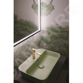 Ideal Standard Connect Air - Mitigeur de lavabo Slim avec vidage, Brushed Gold A7007A2