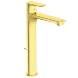 Ideal Standard Connect Air - Mitigeur de lavabo Slim avec vidage, Brushed Gold A7025A2