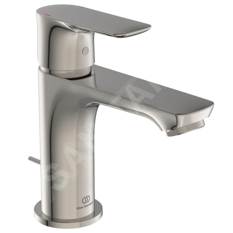 Ideal Standard Connect Air - Mitigeur de lavabo Slim avec vidage, Silver Storm A7007GN