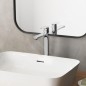 Ideal Standard Connect Air - Mitigeur de lavabo Slim avec vidage, Silver Storm A7025GN