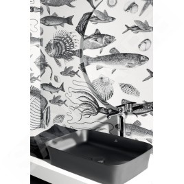 Ideal Standard Connect Air - Mitigeur de lavabo Slim, BlueStart, Silver Storm A7028GN