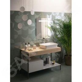 Ideal Standard Connect Air - Mitigeur de lavabo Slim, Silver Storm A7027GN