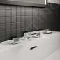 Ideal Standard Conca Tap - Mitigeur d'évier, installation 3 trous, avec vidage, chrome BC759AA