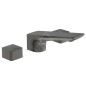 Ideal Standard Conca Tap - Mitigeur d'évier, instalation 3 trous, avec vidage, Magnetic Grey BC759A5