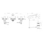 Ideal Standard Conca Tap - Mitigeur d'évier, installation 3 trous, avec vidage, Silver Storm BC759GN