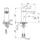 Ideal Standard Connect Air - Mitigeur de lavabo, Silver Storm A7024GN