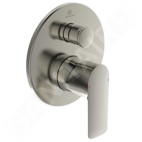 Ideal Standard Connect Air - Mitigeur de baignoire encastré, pour 2 sorties, Silver Storm A7035GN