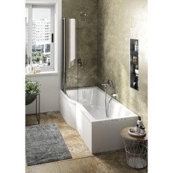 Ideal Standard Connect Air - Mitigeur de baignoire avec accessoires, Magnetic Grey A7056A5