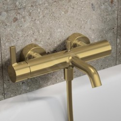 Ideal Standard Joy - Mitigeur de baignoire, Brushed Gold BC786A2