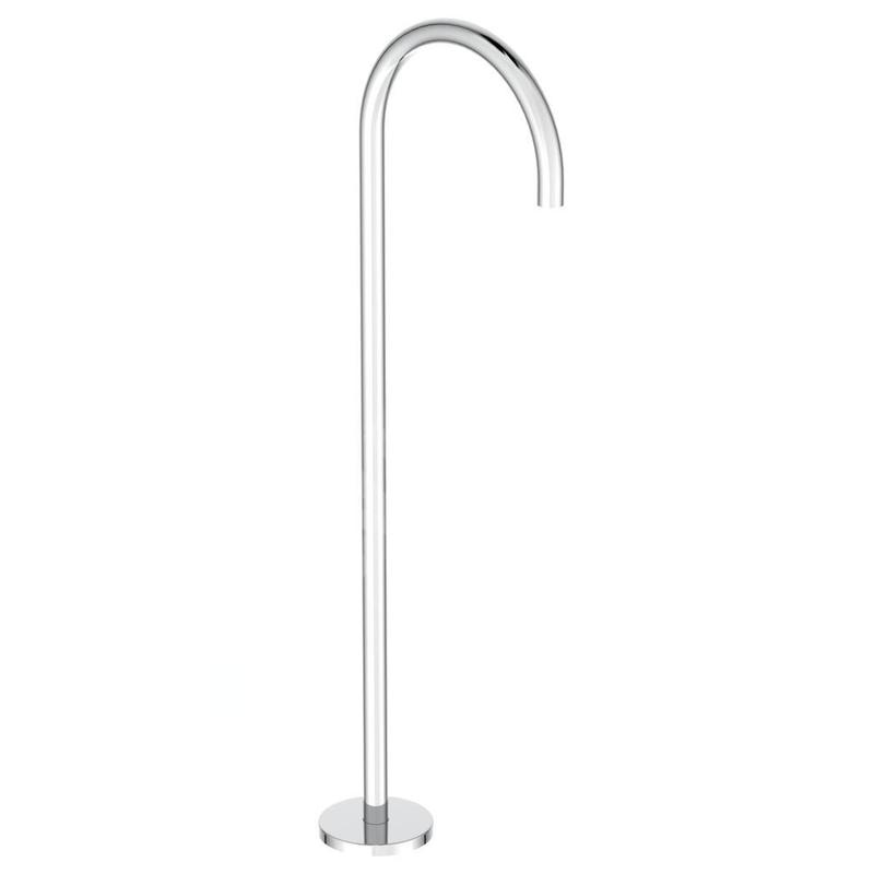 Ideal Standard Joy - Bec déverseur de baignoir au sol avec le corps, chrome A7387AA
