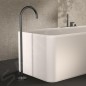 Ideal Standard Joy - Bec déverseur de baignoir au sol avec le corps, Magnetic Grey A7387A5