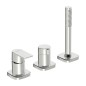 Hansa Stela - Mitigeur 3 trous pour bord de baignoire, chrome 57319173 Hansa Stela - Mitigeur 3 trous pour bord de baignoire, chrome 57319173