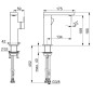 Hansa Stela - Mitigeur de lavabo avec bec pivotant, chrome 57142273