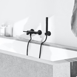 Kludi Nova Fonte - Mitigeur de baignoire, noir mat 205403915