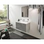 Hansgrohe Finoris - Mitigeur de lavabo 110, installation 3 trous, Push-Open, EcoSmart, chrome 76033000