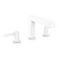 Hansgrohe Finoris - Mitigeur de lavabo 110, installation 3 trous, Push-Open, EcoSmart, blanc mat 76033700