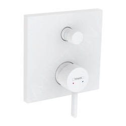 Hansgrohe Finoris - Mitigeur de baignoire encastré, 2 sorties, blanc mat 76416700
