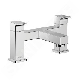 Hansgrohe Vernis Shape - Mitigeur sur le bord de baignoire, installation 2 trous, chrome 71452000