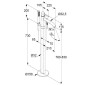 Kludi Bozz - Mitigeur de baignoire au sol, avec accessoires, chrome 385900576