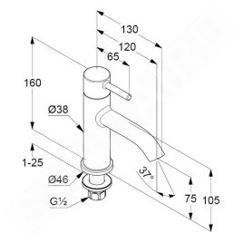 Kludi Bozz - Robinet de lavabo, chrome 381180576