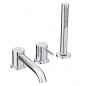 Kludi Bozz - Mitigeur sur le bord de baignoire, installation 3 trous, chrome 384480576