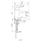Ideal Standard CeraPlan - Mitigeur de lavabo avec chaîne, chrome BD210AA