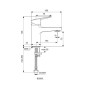 Ideal Standard CeraPlan - Mitigeur de lavabo, BlueStart, chrome BD211AA
