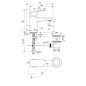 Ideal Standard CeraPlan - Mitigeur de lavabo avec vidage, BlueStart, chrome BD213AA