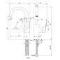 Ideal Standard CeraPlan - Mitigeur de lavabo avec bec rotatif, chrome BD234AA