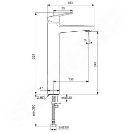 Ideal Standard CeraPlan - Mitigeur pour vasque, chrome BD236AA