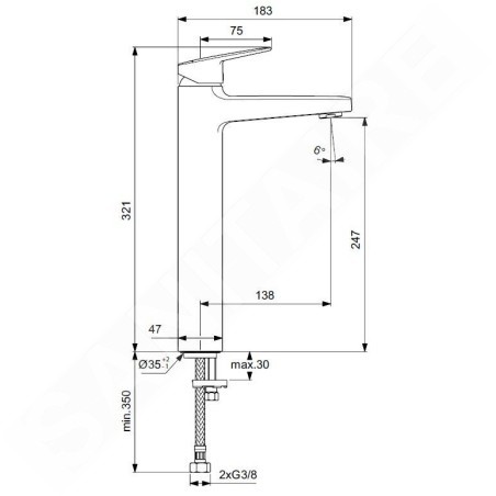 Ideal Standard CeraPlan - Mitigeur pour vasque, chrome BD236AA