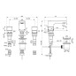 Ideal Standard CeraPlan - Mitigeur de lavabo avec vidage, installation 3 trous, chrome BD243AA