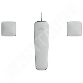 Ideal Standard CeraPlan - Mitigeur de lavabo avec vidage, installation 3 trous, chrome BD243AA