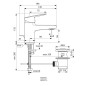 Ideal Standard CeraPlan - Mitigeur de lavabo Piccolo avec vidage, chrome BD273AA