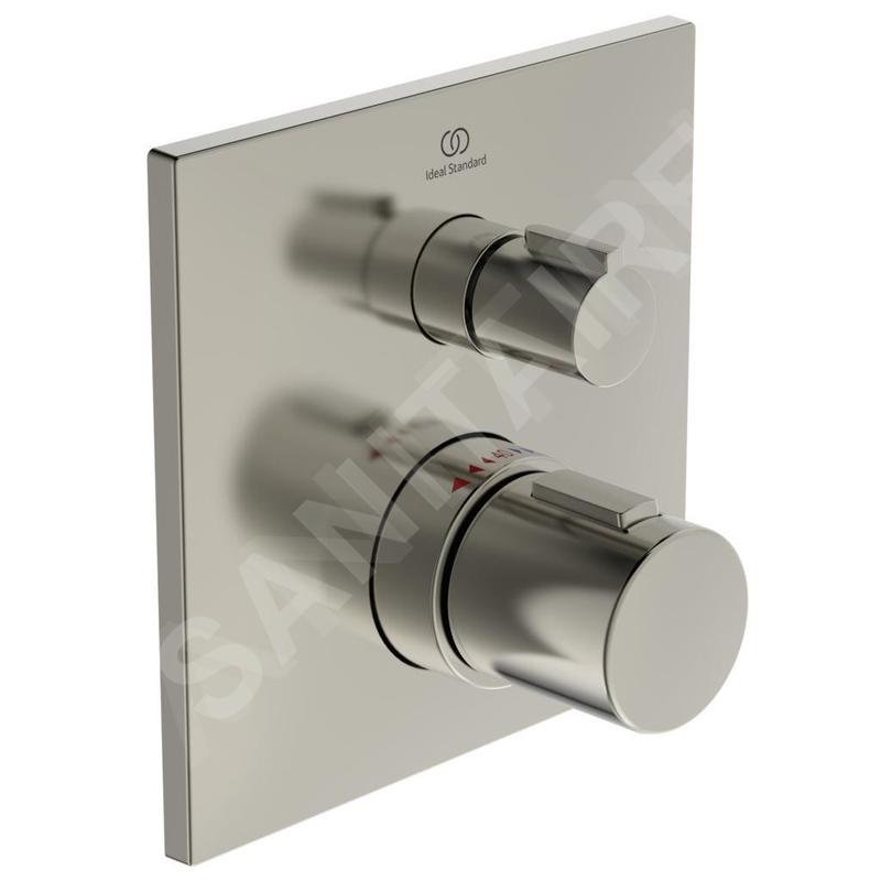 Ideal Standard CeraTherm - Mitigeur de douche thermostatique encastré, Silver Storm A6956GN