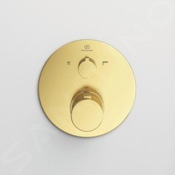 Ideal Standard CeraTherm - Mitigeur de baignoire thermostatique encastré, Brushed Gold A5814A2