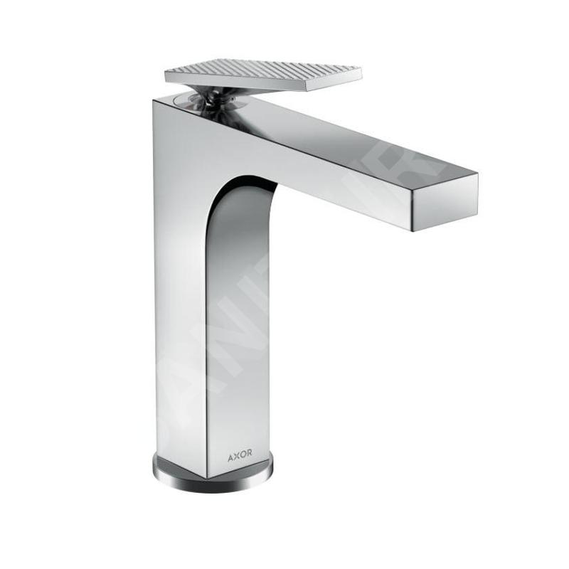 Axor Citterio - Mitigeur de lavabo avec garniture de vidage, chrome/coupe diamant 39071000
