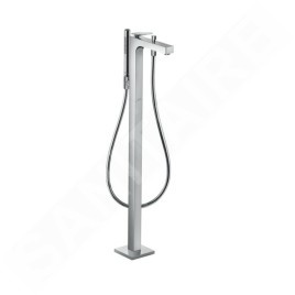 Axor Citterio - Mitigeur de baignoire, montage au sol, 2 jets, chrome/diamant coupé 39471000
