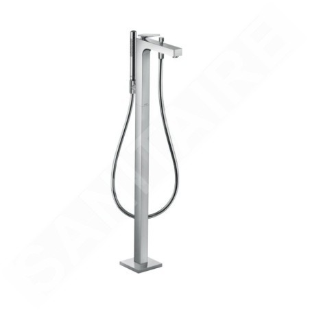 Axor Citterio - Mitigeur de baignoire, montage au sol, 2 jets, chrome/diamant coupé 39471000
