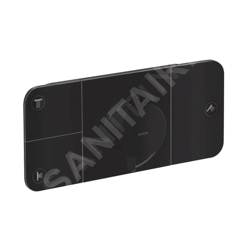 Axor One - Thermostat encastré pour 3 appareils, noir mat 45713670