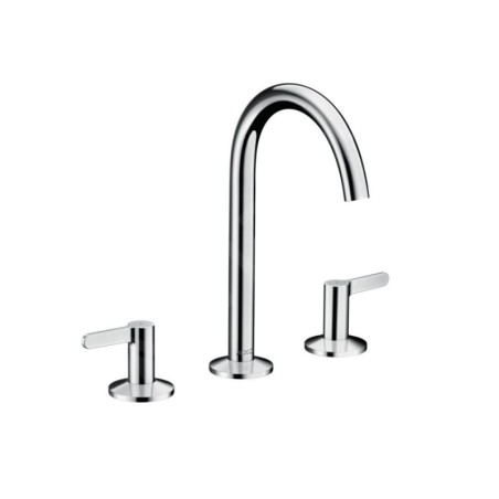 Axor One - Mitigeur de lavabo avec garniture de vidage Push-Open, installation à 3 trous, chrome 48050000