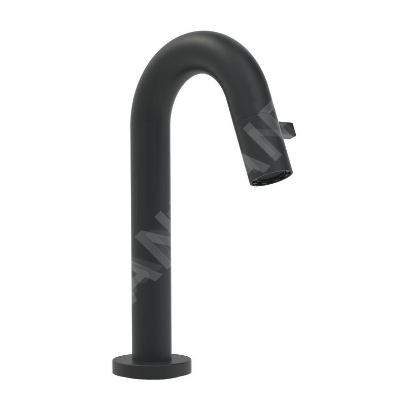 Hansa Nova Style - Bec déverseur de lavabo, noir mat 5093810133